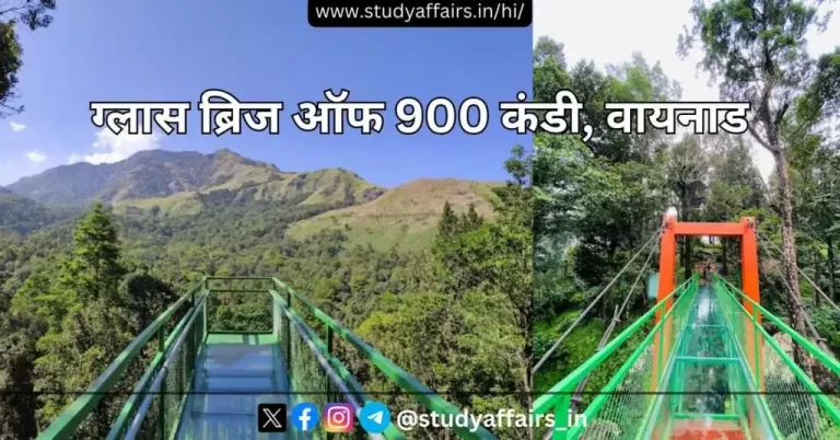 900 कंडी, वायनाड का ग्लास ब्रिज दक्षिण भारत का पहला ग्लास ब्रिज है। यह केरल के थोलायिरम कंडी में स्थित एक सुंदर पैदल मार्ग है।